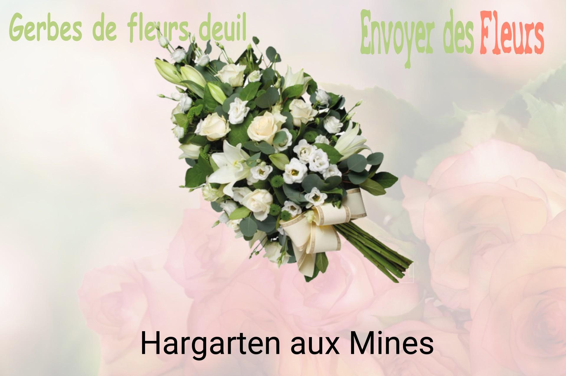 Gerbe de fleurs de deuil livrée à Hargarten-aux-Mines